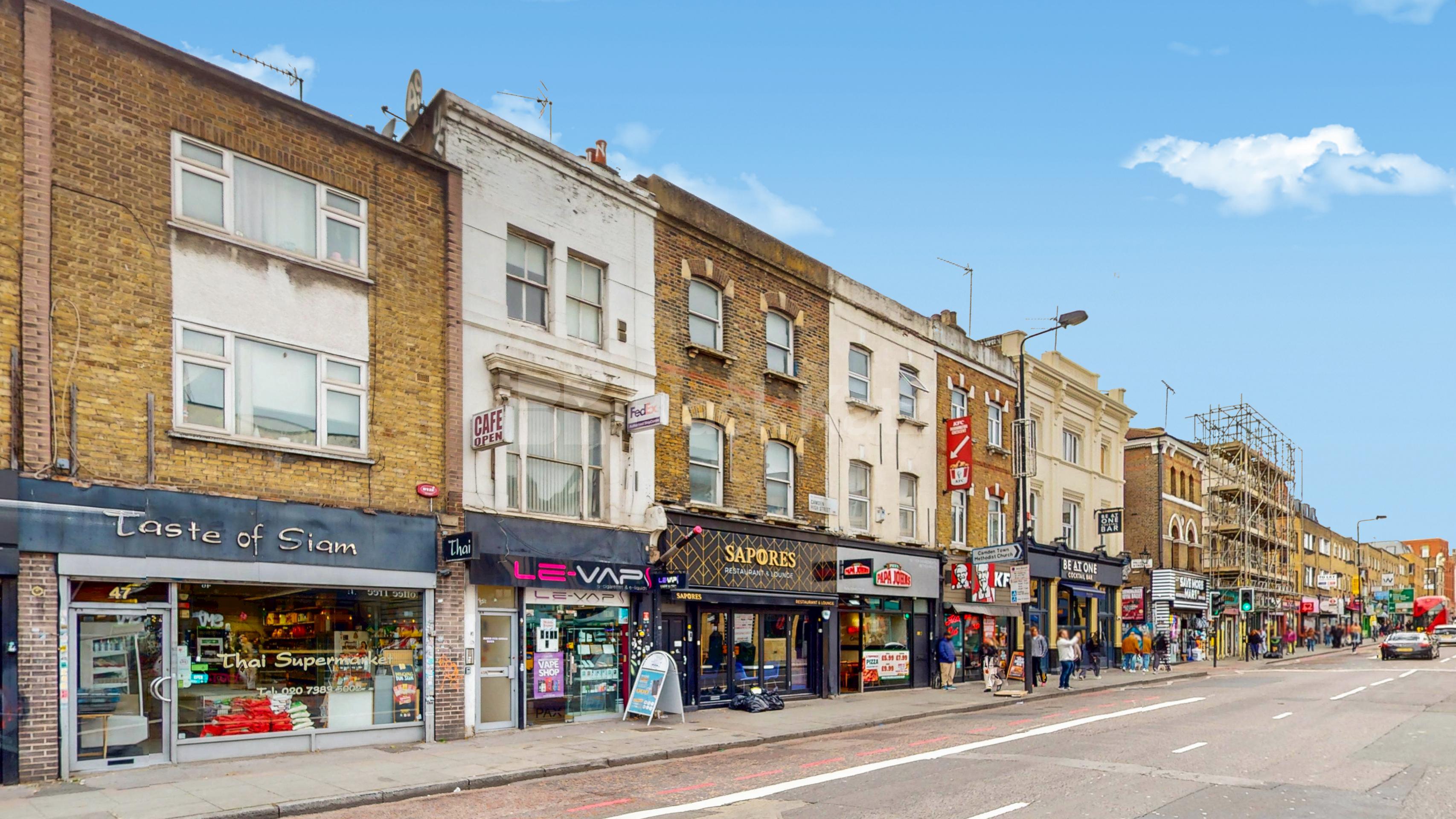 Stylish 2-Bed Flat to Rent on Prime Camden High Street Location Camden High Street, Camden NW1